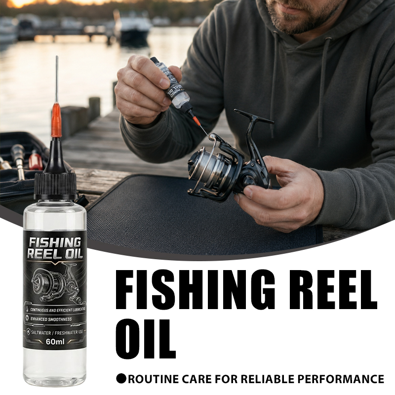 Reel Repair Kit - Vloeibare onderhoudsformule voor vismolens (olie/smeermiddel) voor
