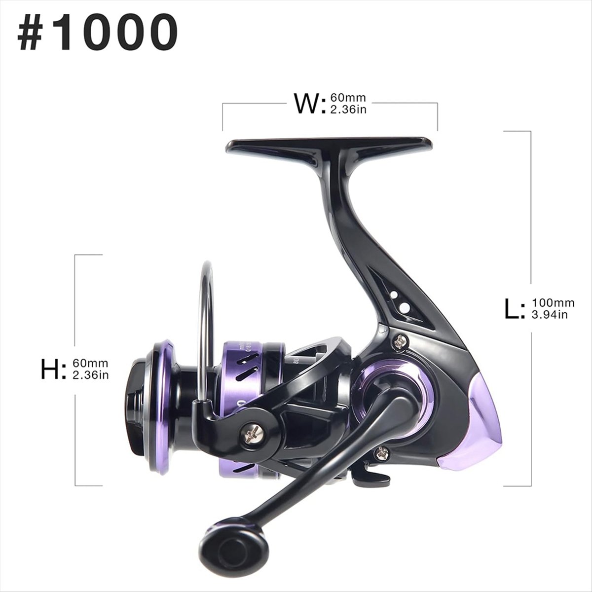 Ice Fishing Reel - L79A Ultralight -Molen 5.2:1 Overbrengingsverhouding Zoetwater