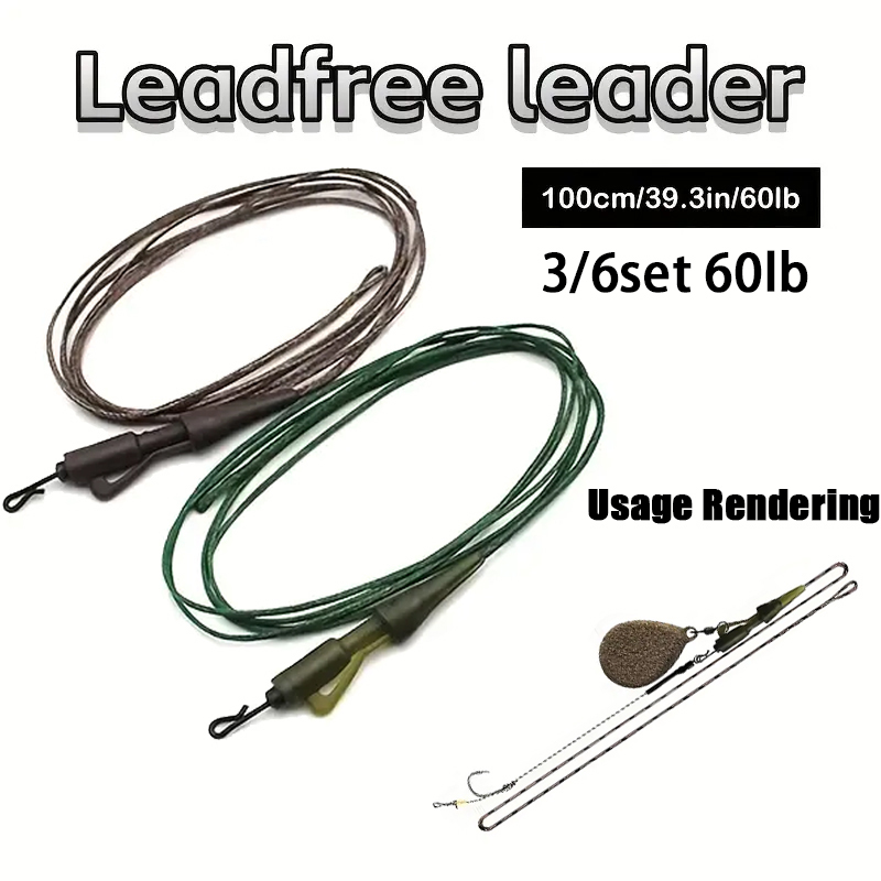 Baitcasting Reel - 3/6pc CarpCarp Vislijn Klaar Gebonden 100cm/27.22KG