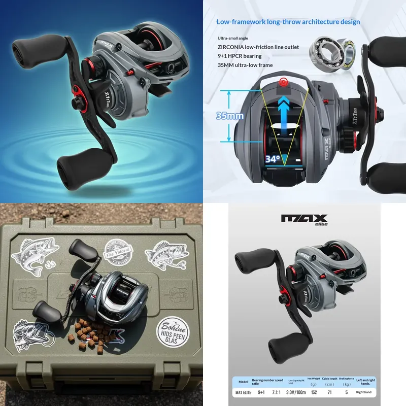 ZGLY Abu Garcia Elite Dropper  - Baitcasting Reel recensie en prijs