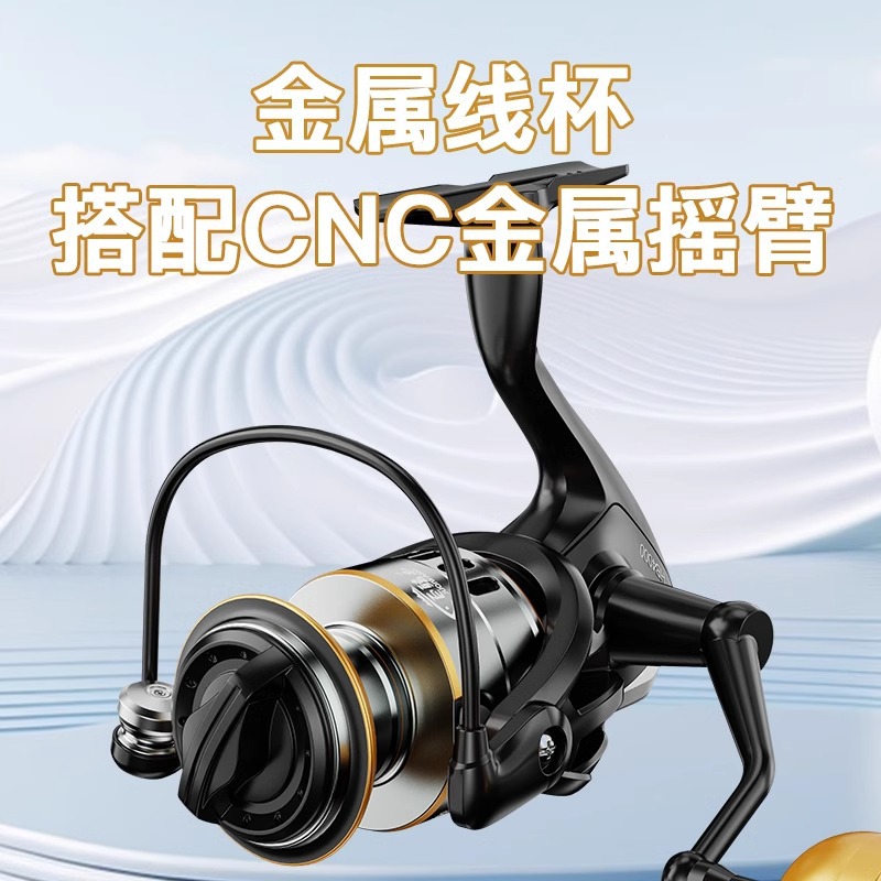 Metaal Spinhengel Molen Lange  - Ice Fishing Reel recensie en prijs