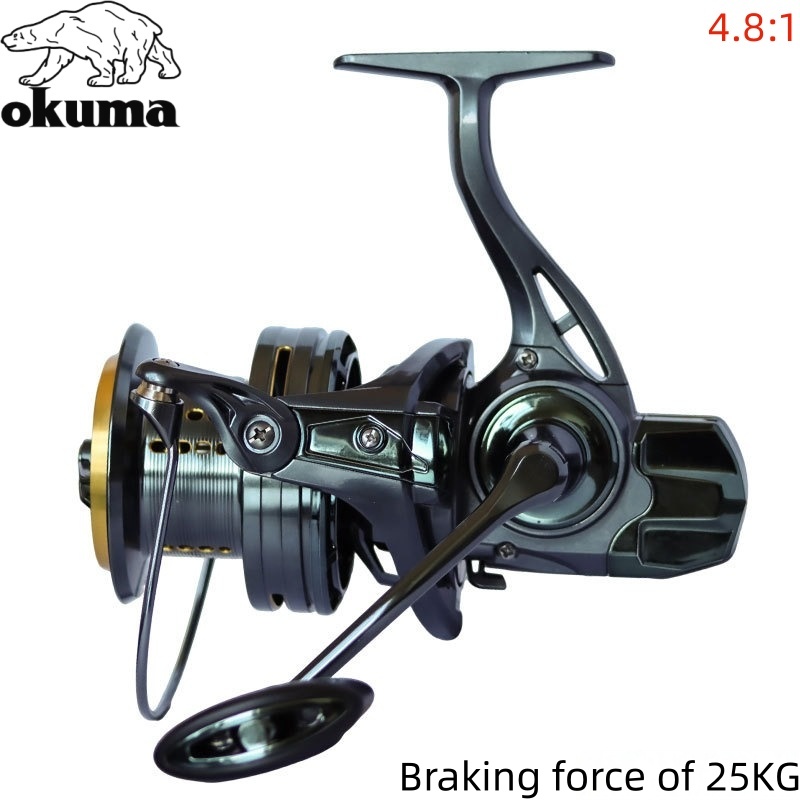 OKUMA Visreel 8000-14000 Metal - Abu Garcia Reel Max recensie en prijs