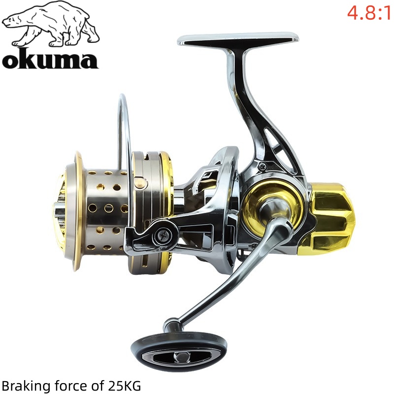 OKUMA Visreel 8000-14000 Metal - Abu Garcia Reel Max recensie en prijs